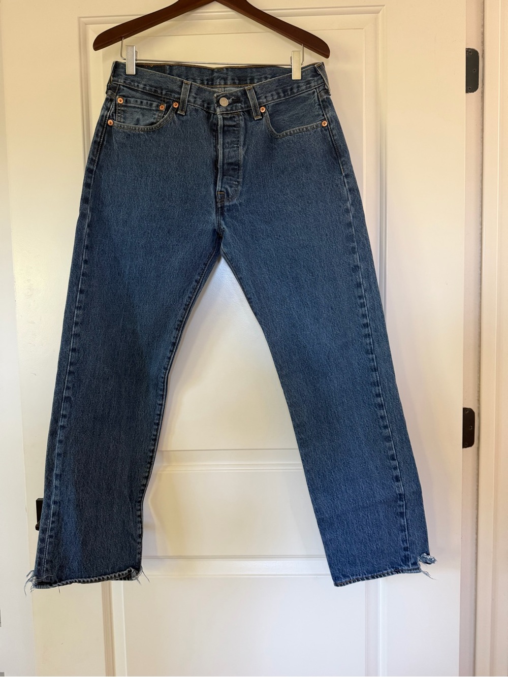 Levi’s 501 32x30 Classic Men's Dark Blue Denim Jeans